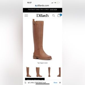 perfect cognac / tan riding boot